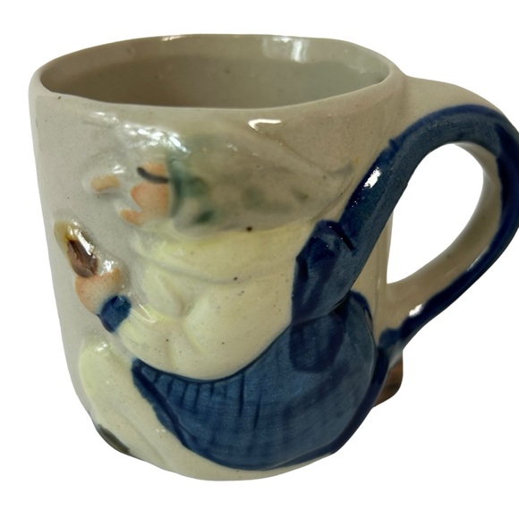 Vintage Lot Of 2 Cassandra Good Luck Kitchen Witch Coffee Mugs 1980s Halloween - Picture 10 of 13